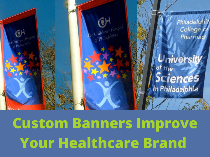 Healthcare Banner Design, Flags, and Exhibits