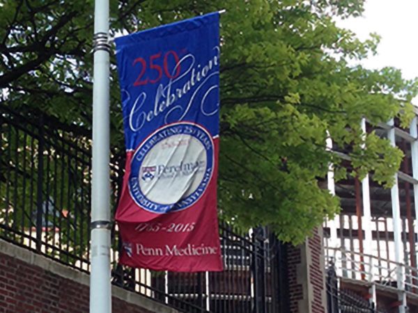 Pole Banner at University Healthcare Campus