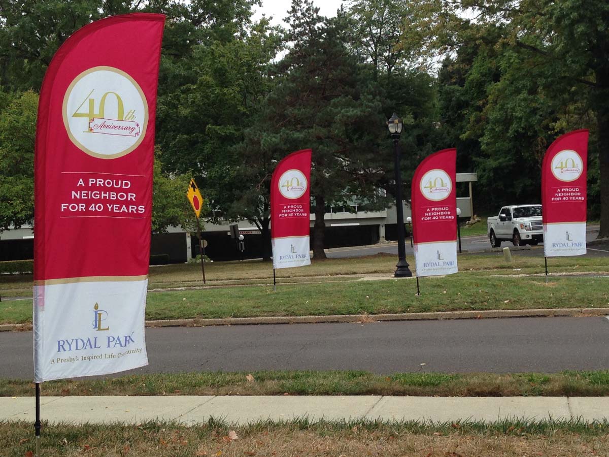 flutter flags at retirement community